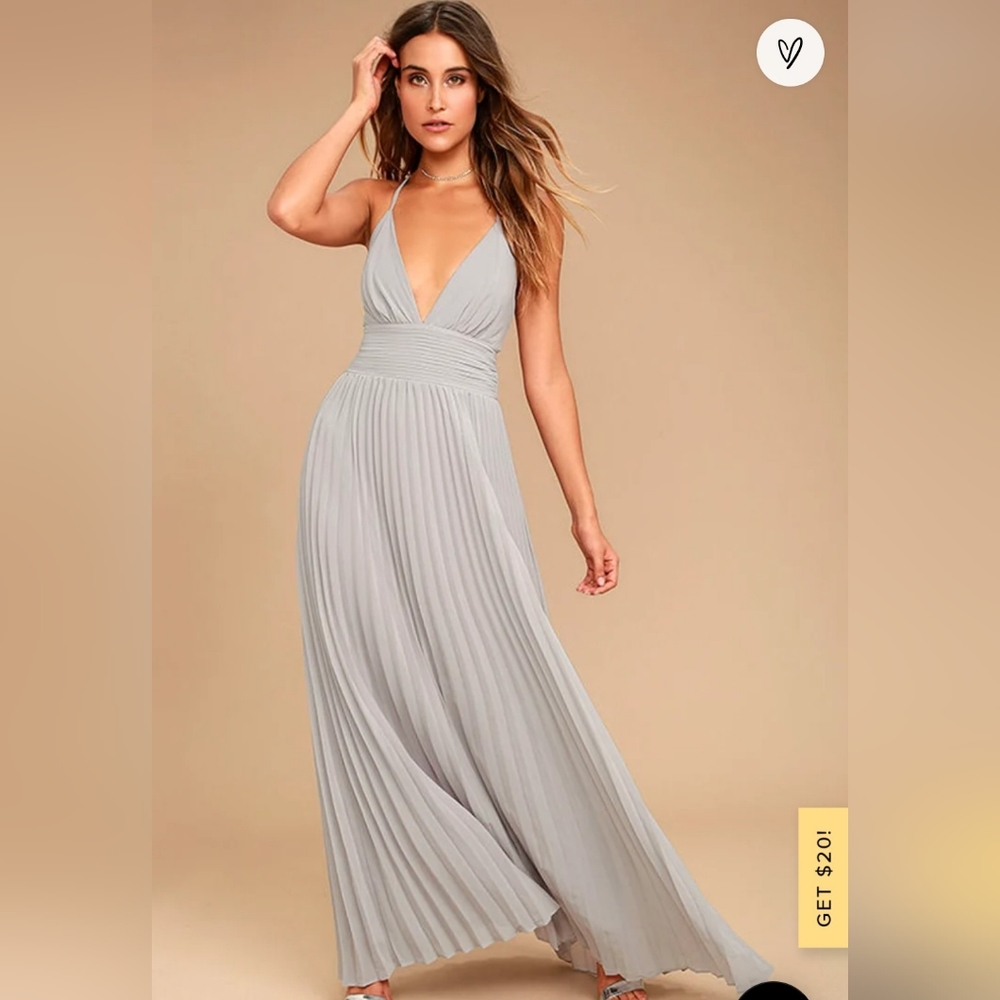 Depts of My Love Grey Maxi Dress